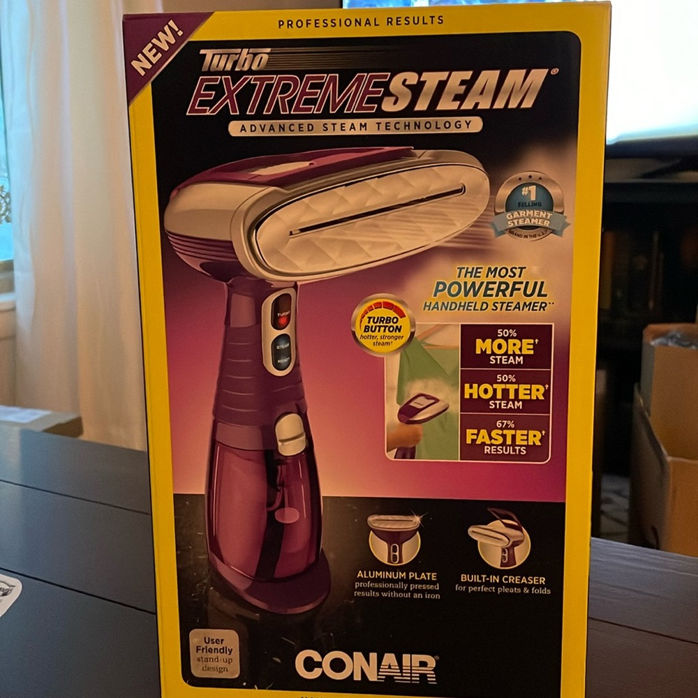 Conair extreme steam handheld fabric steamer